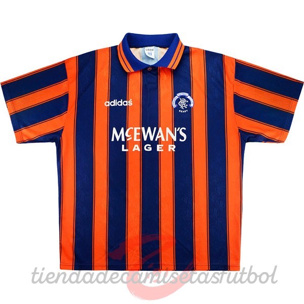 Segunda Camiseta Rangers Retro 1993 1994 Naranja Camisetas Originales Baratas