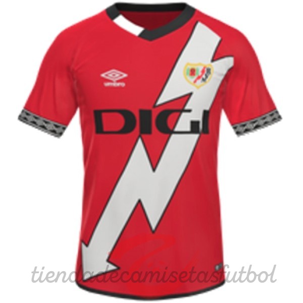 Tailandia Segunda Camiseta Rayo Vallecano 2022 2023 Rojo Camisetas Originales Baratas