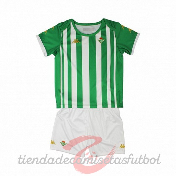 Casa Conjunto De Niños Real Betis 2020 2021 Verde Camisetas Originales Baratas