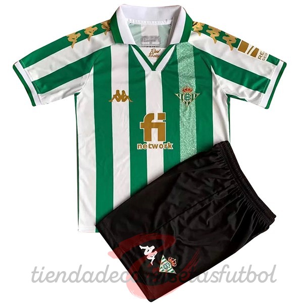 Especial Conjunto De Niños Real Betis 2021 2022 Verde Camisetas Originales Baratas
