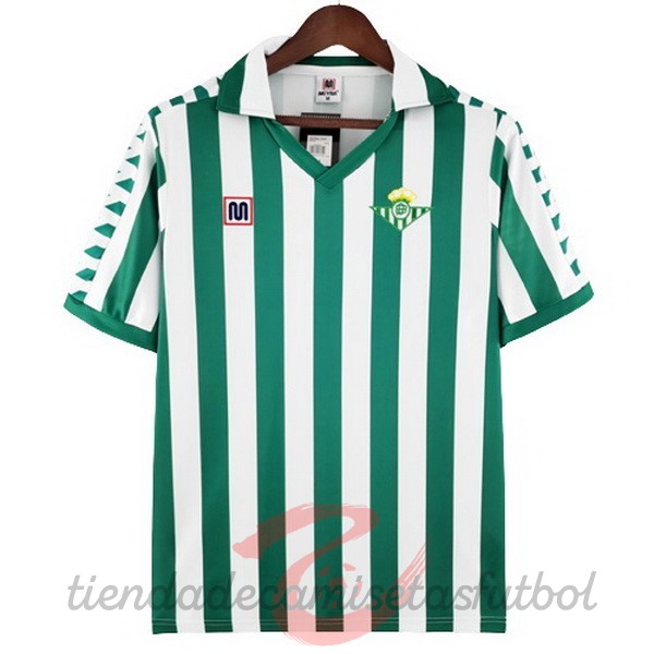 Casa Camiseta Real Betis Retro 1982 1985 Verde Camisetas Originales Baratas