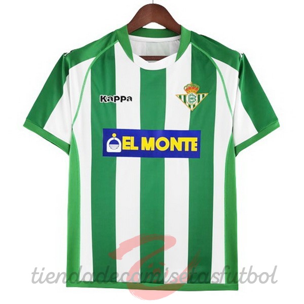 Casa Camiseta Real Betis Retro 2001 2002 Verde Camisetas Originales Baratas