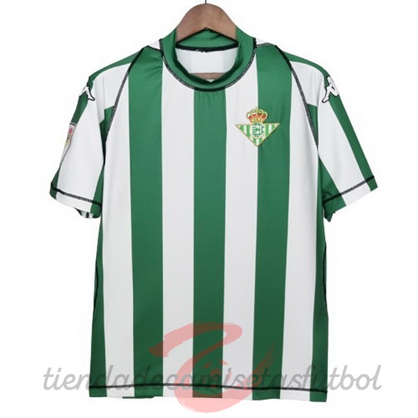 Casa Camiseta Real Betis Retro 2003 2004 Verde Camisetas Originales Baratas