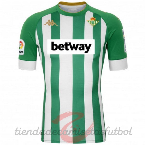 Casa Camiseta Real Betis 2020 2021 Verde Camisetas Originales Baratas