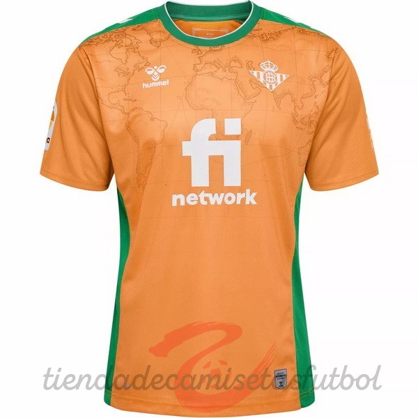 Tailandia Tercera Camiseta Real Betis 2022 2023 Naranja Camisetas Originales Baratas