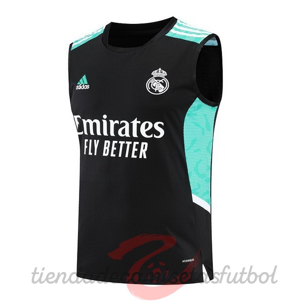 Camiseta Sin Mangas Real Madrid 2022 2023 Negro Verde Camisetas Originales Baratas