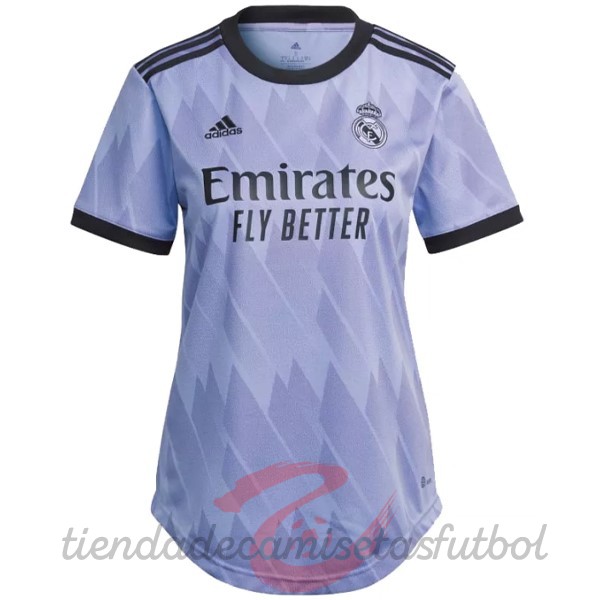 Segunda Camiseta Mujer Real Madrid 2022 2023 Purpura Camisetas Originales Baratas