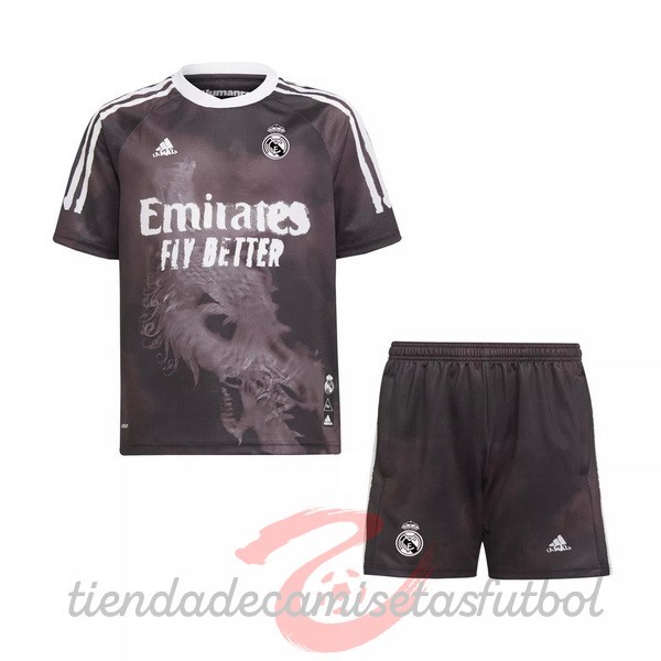 Human Race Conjunto De Niños Real Madrid 2020 2021 Negro Camisetas Originales Baratas