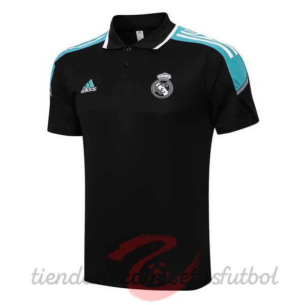 Polo Real Madrid 2022 2023 Negro Verde Camisetas Originales Baratas