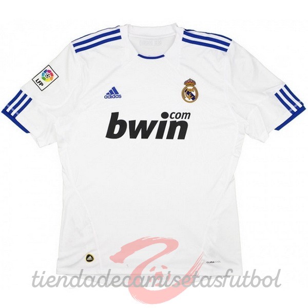 Casa Camiseta Real Madrid Retro 2010 2011 Blanco Camisetas Originales Baratas