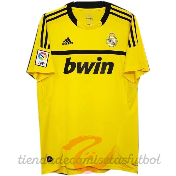 Portero Camiseta Real Madrid 2011 2012 Amarillo Camisetas Originales Baratas