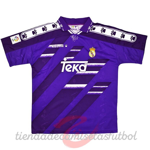 Segunda Camiseta Real Madrid Retro 1994 1996 Purpura Camisetas Originales Baratas