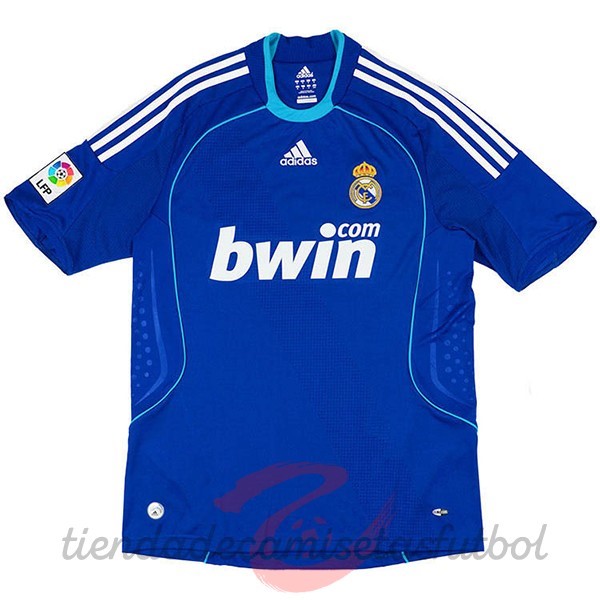Segunda Camiseta Real Madrid Retro 2008 2009 Azul Camisetas Originales Baratas
