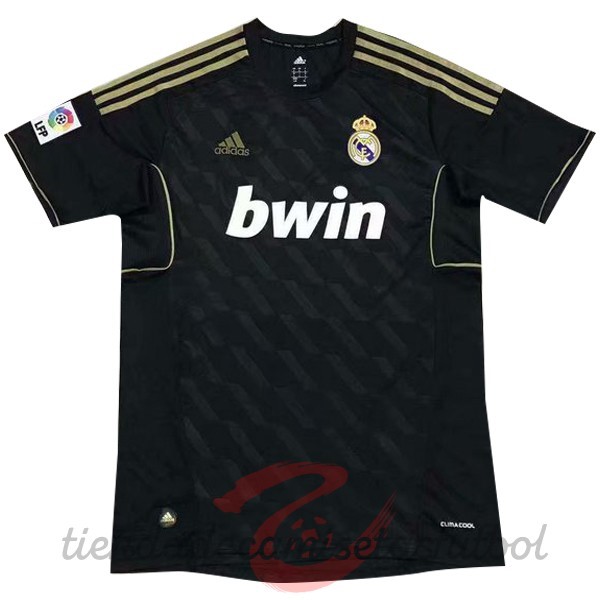 Segunda Camiseta Real Madrid Retro 2011 2012 Negro Camisetas Originales Baratas