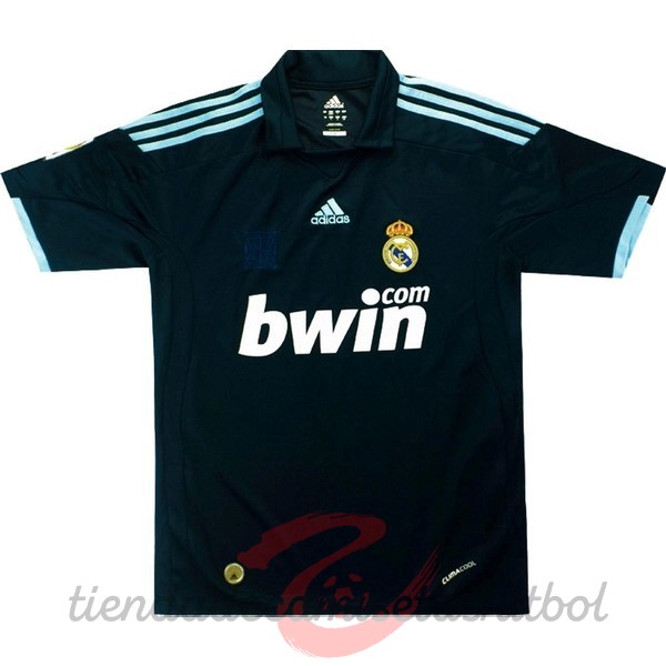 Segunda Camiseta Real Madrid Retro 2009 2010 Negro Camisetas Originales Baratas