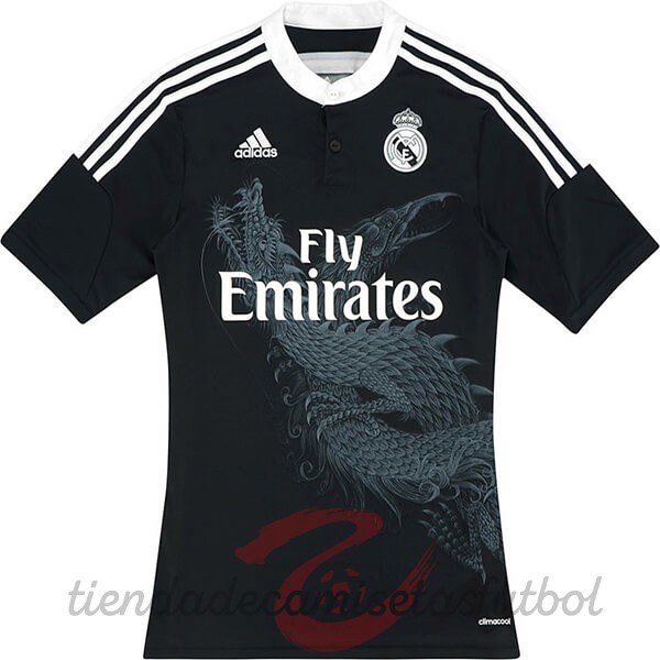 Tercera Camiseta Real Madrid Retro 2014 2015 Negro Camisetas Originales Baratas
