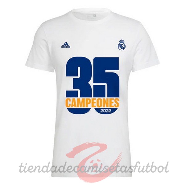 Edición Conmemorativa Camiseta Real Madrid 2022 Blanco Camisetas Originales Baratas
