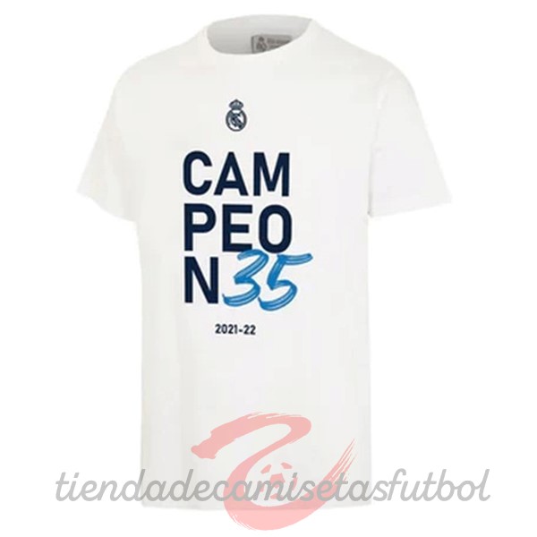 Edición Conmemorativa Camiseta Real Madrid 2022 I Blanco Camisetas Originales Baratas