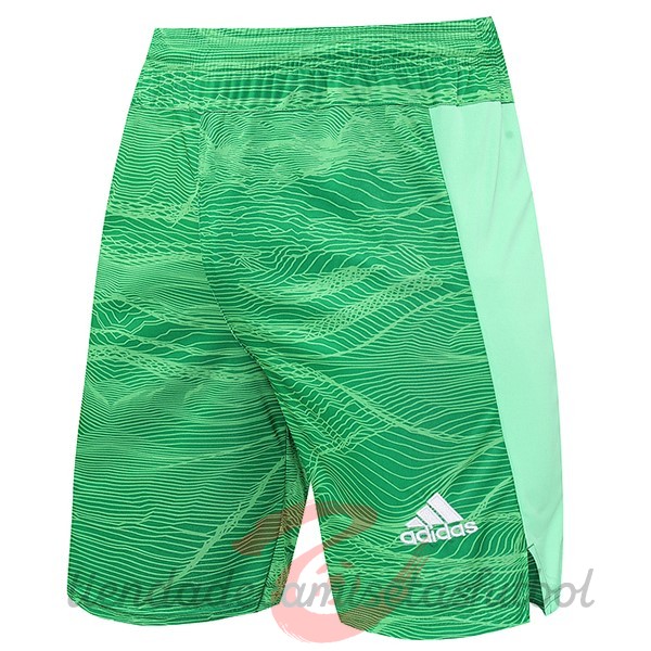 Portero Pantalones Real Madrid 21 22 Verde Camisetas Originales Baratas