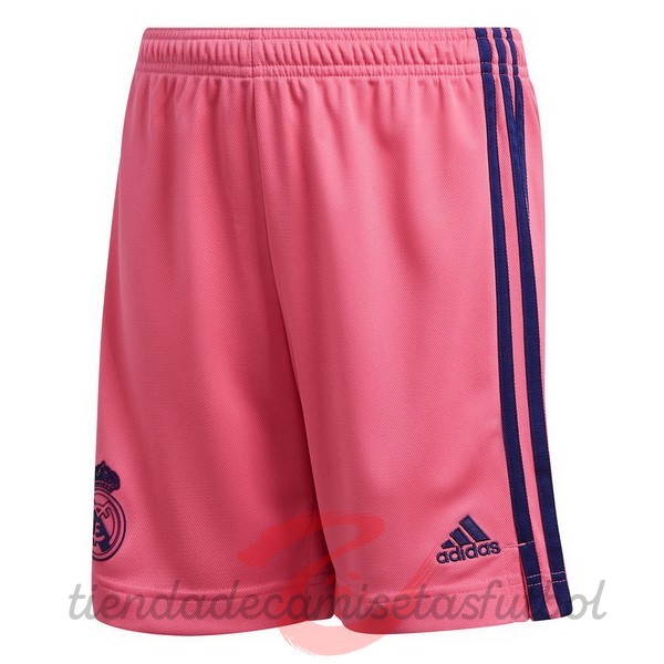 Segunda Pantalones Real Madrid 2020 2021 Rosa Camisetas Originales Baratas