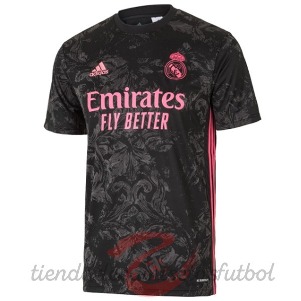 Tailandia Tercera Camiseta Real Madrid 2020 2021 Negro Camisetas Originales Baratas