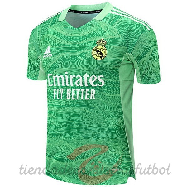 Tailandia Camiseta Portero Real Madrid 21 22 Verde Camisetas Originales Baratas