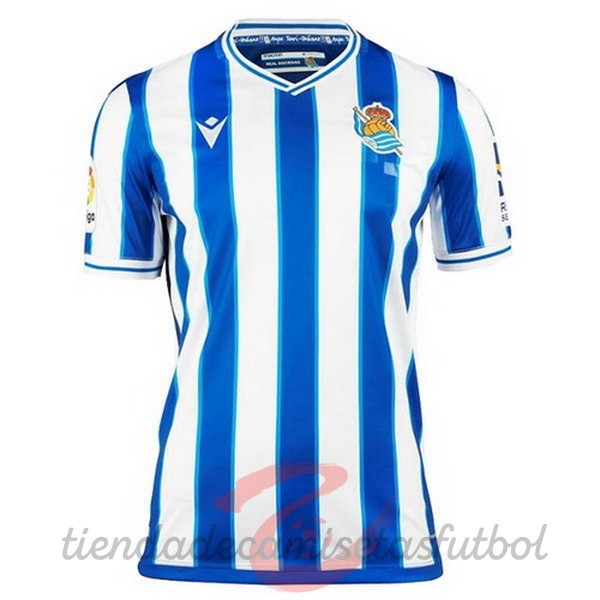 Casa Camiseta Real Sociedad 2020 2021 Azul Camisetas Originales Baratas
