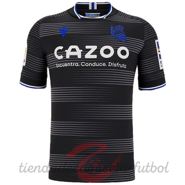 Segunda Camiseta Real Sociedad 2022 2023 Negro Camisetas Originales Baratas