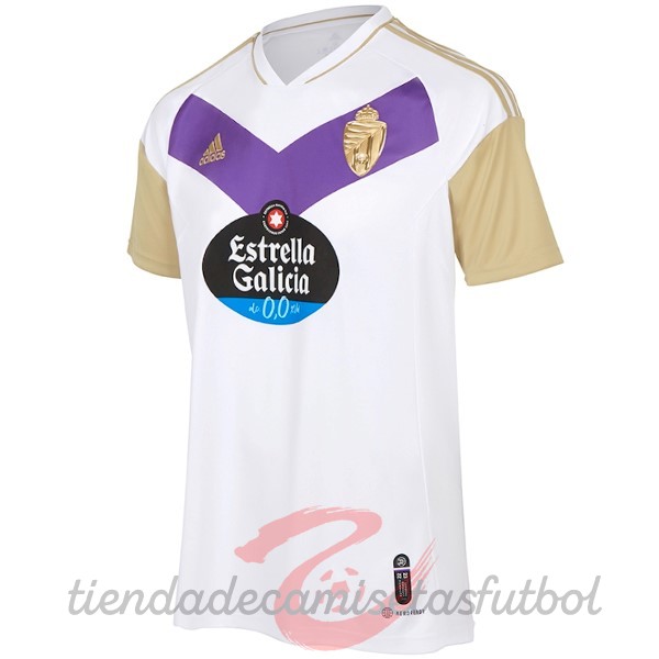 Tailandia Tercera Camiseta Real Valladolid 2022 2023 Blanco Camisetas Originales Baratas