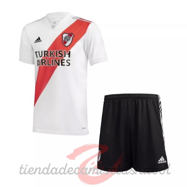 Casa Conjunto De Niños River Plate 2020 2021 Blanco Camisetas Originales Baratas