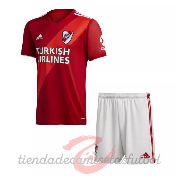 Segunda Conjunto De Niños River Plate 2020 2021 Rojo Camisetas Originales Baratas