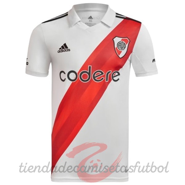 Tailandia Casa Camiseta River Plate 2022 2023 Blanco Camisetas Originales Baratas
