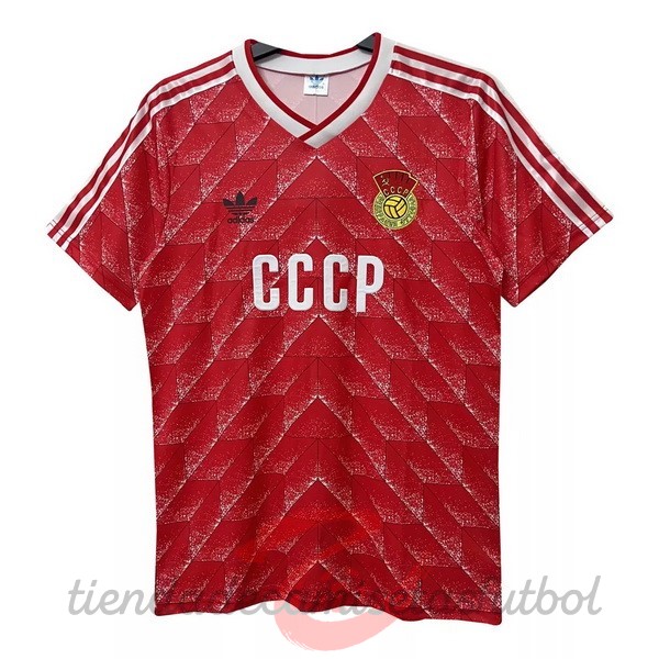Casa Camiseta Rusia Retro 1988 1989 Rojo Camisetas Originales Baratas
