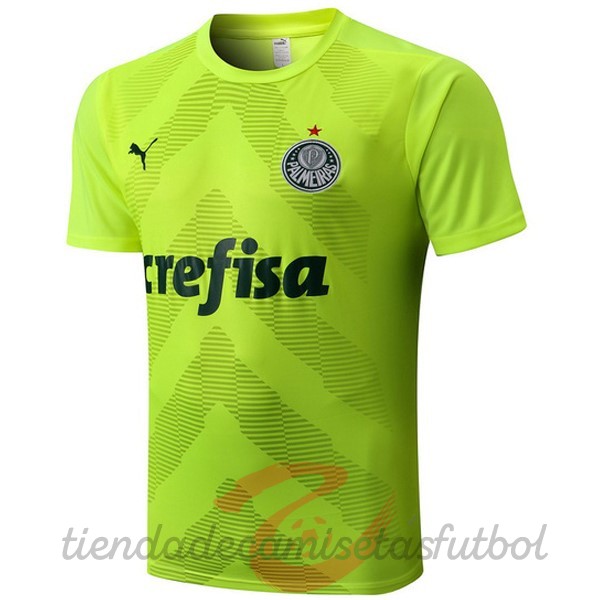 Entrenamiento Palmeiras 2022 2023 Amarillo Camisetas Originales Baratas
