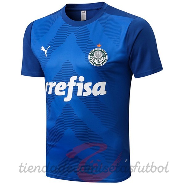 Entrenamiento Palmeiras 2022 2023 Azul Camisetas Originales Baratas