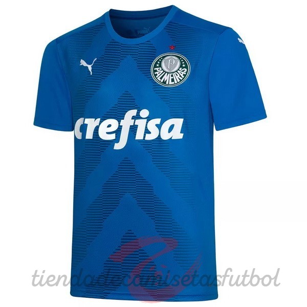 Tailandia Portero Camiseta Palmeiras 2022 2023 Azul Camisetas Originales Baratas