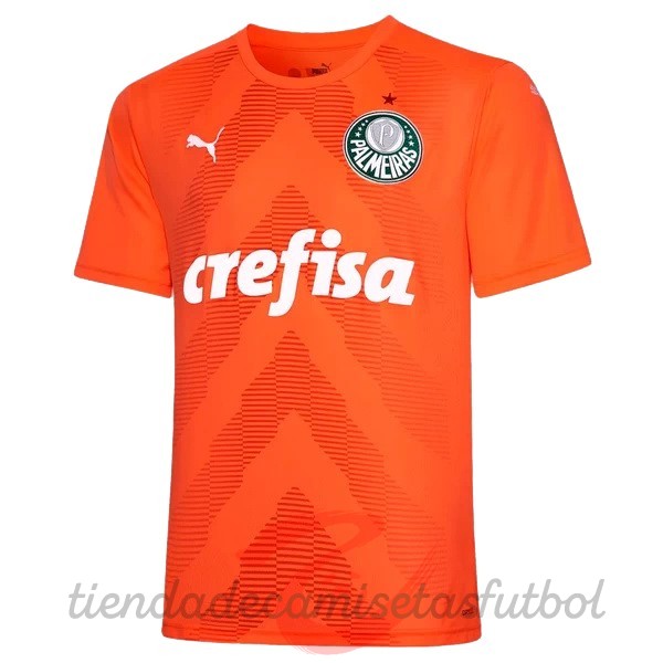 Tailandia Portero Camiseta Palmeiras 2022 2023 Naranja Camisetas Originales Baratas