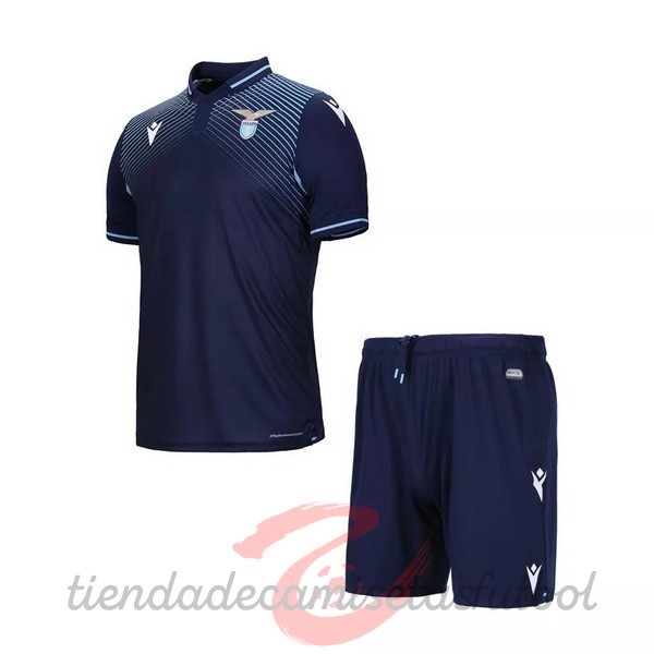 Segunda Conjunto De Niños Lazio 2020 2021 Azul Camisetas Originales Baratas