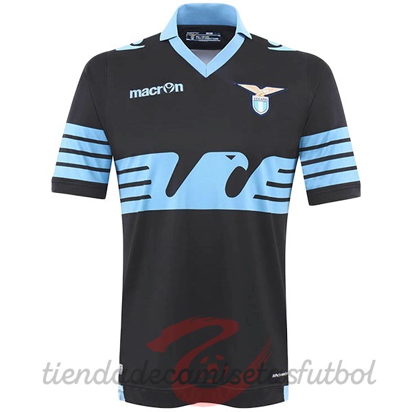 Segunda Camiseta Lazio Retro 2015 Negro Camisetas Originales Baratas