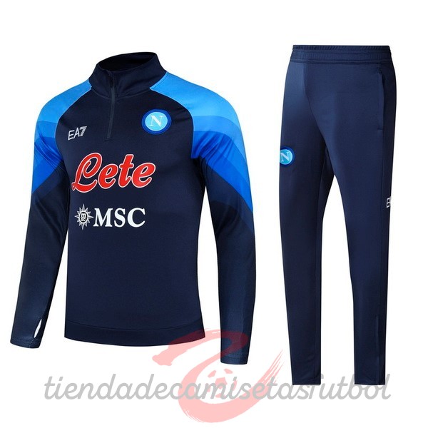Chandal Napoli 2022 2023 Azul Marino Camisetas Originales Baratas