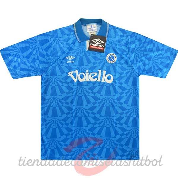 Casa Camiseta Celtic Retro 1991 1993 Azul Camisetas Originales Baratas
