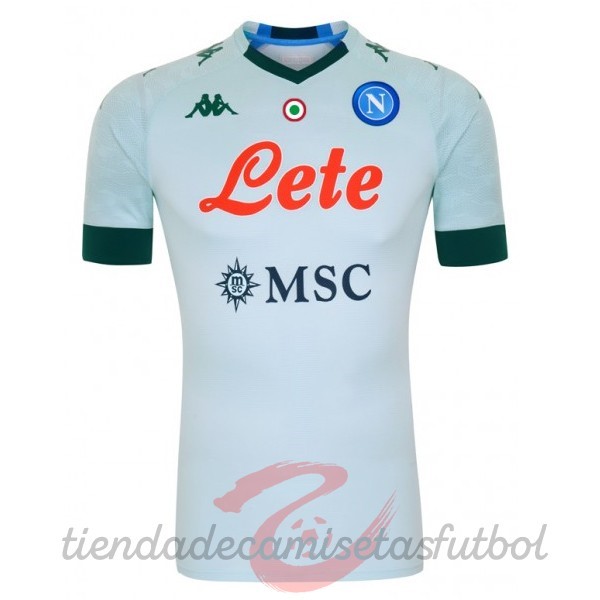 Segunda Camiseta Napoli 2020 2021 Verde Camisetas Originales Baratas