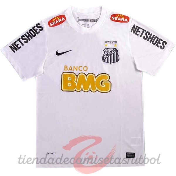 Casa Camiseta Santos Retro 2011 2012 Blanco Camisetas Originales Baratas