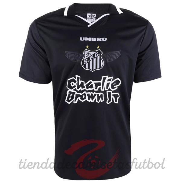 Tailandia Especial Camiseta Santos 2022 2023 Negro Camisetas Originales Baratas