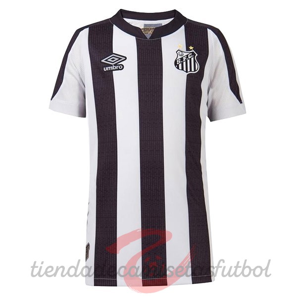 Tailandia Segunda Camiseta Santos 2022 2023 Negro Blanco Camisetas Originales Baratas