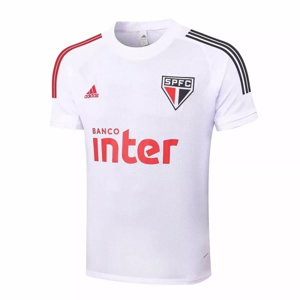 Entrenamiento São Paulo 2020 2021 Blanco Camisetas Originales Baratas