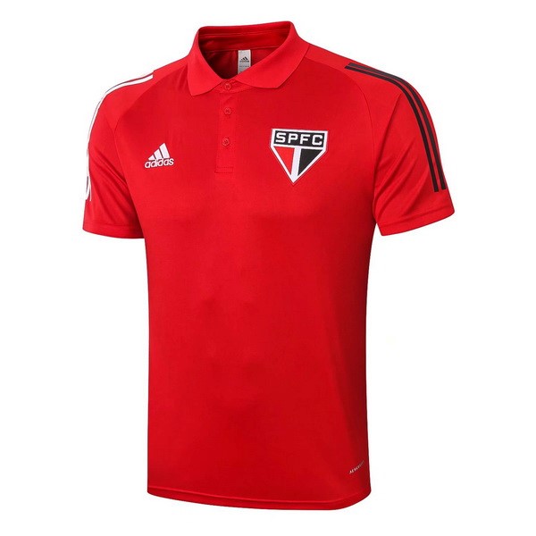 Polo São Paulo 2020 2021 Rojo Camisetas Originales Baratas