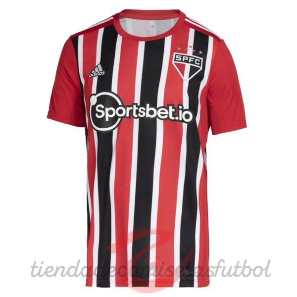 Segunda Camiseta São Paulo 2022 2023 Rojo Camisetas Originales Baratas