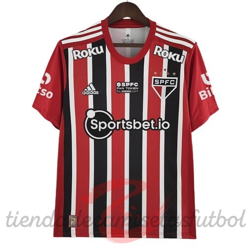 Tailandia Segunda Camiseta São Paulo 2022 2023 I Rojo Camisetas Originales Baratas