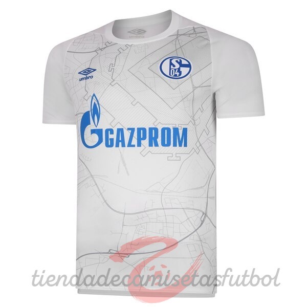 Segunda Camiseta Schalke 04 2020 2021 Blanco Camisetas Originales Baratas